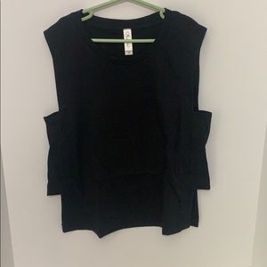 AquaGuard Womens CVC Side Tank, Black,